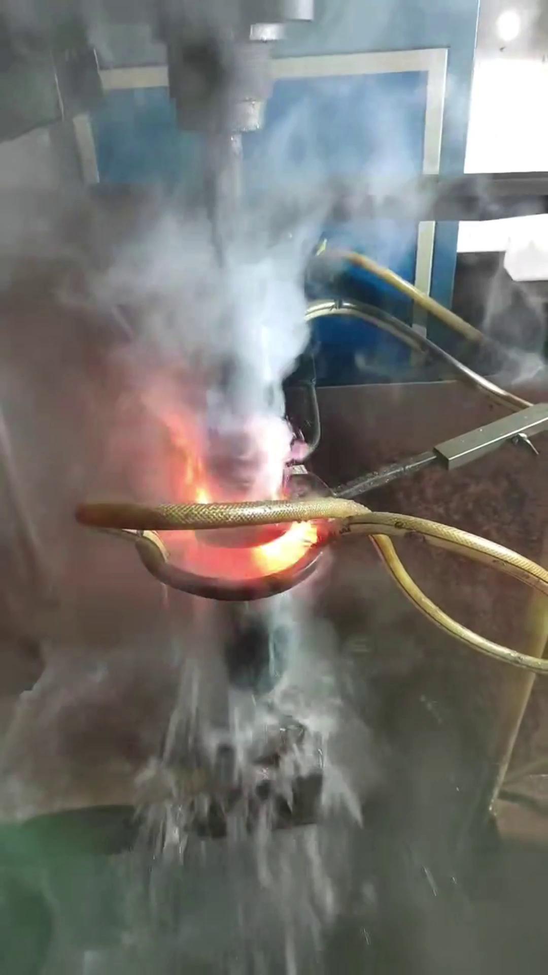 轴类淬火机床 超音频大香蕉手机在线视频加热电源加PLC控制程序 淬火更精准