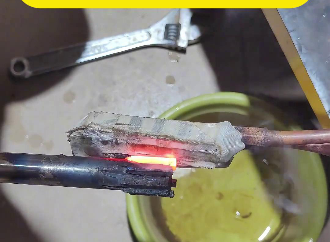 相比火焰焊接，高频焊接机在焊接合金刀头方面具有更高的效率