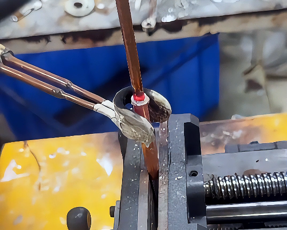 铜管和铁管能高频焊接吗？实测手持式高频焊机，效果直观可见