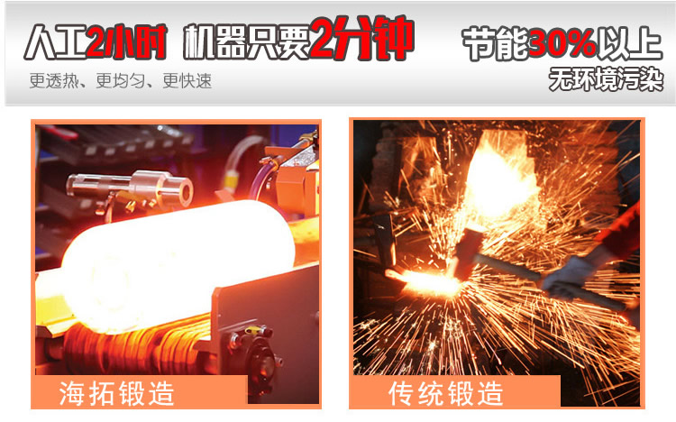 45KW中频炉锻造 锻造加热炉 热透炉(图2)